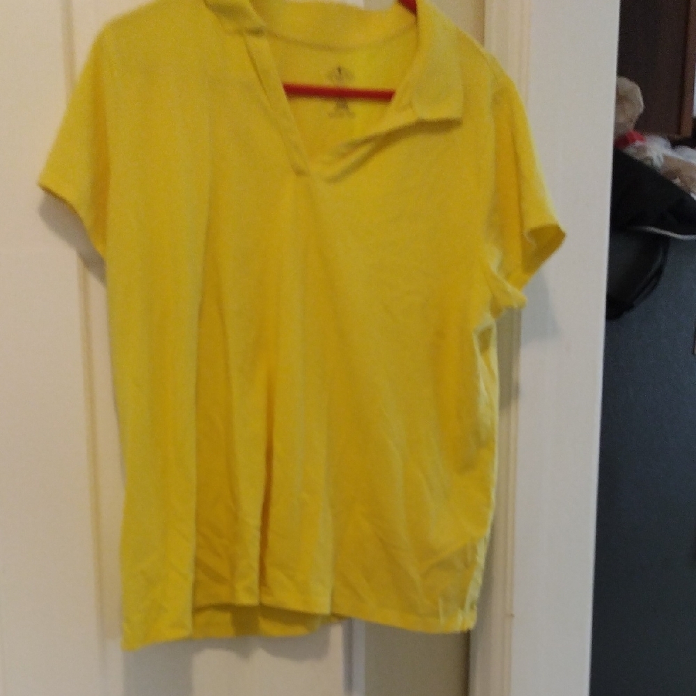 St. John's Bay Yellow Tunic Top